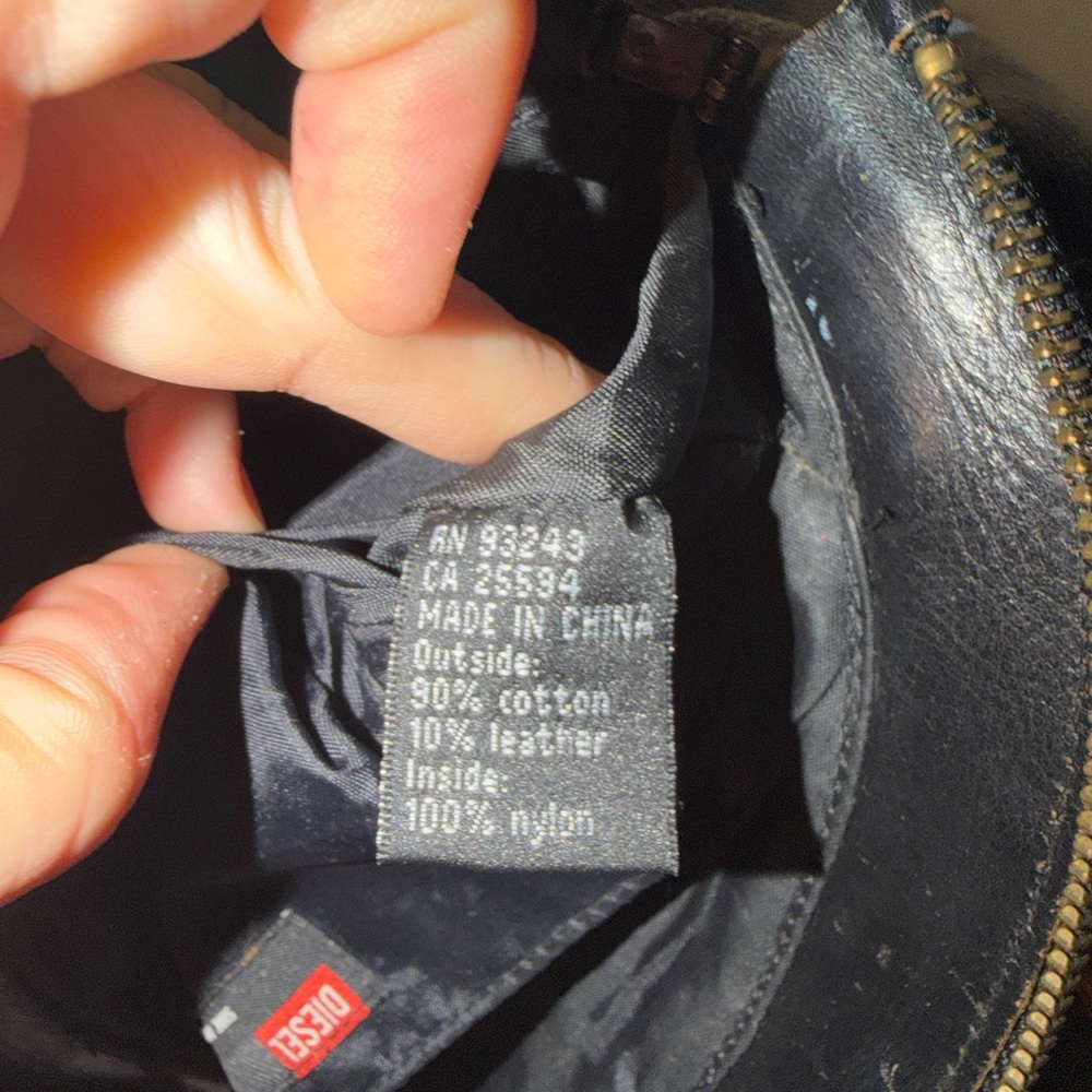 Vintage 90’s Diesel Canvas & Leather Mini Bag - Picture 10 of 12